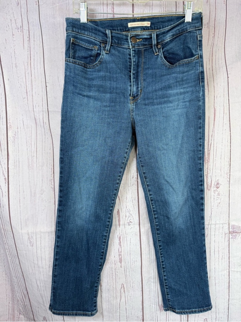 Levis 724 cropped straight size 30